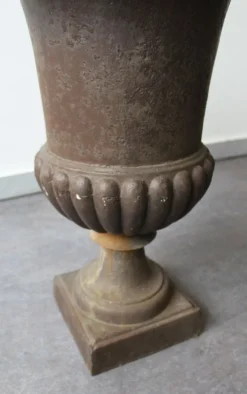 Pamono Cast Iron Urn Planter Campana, France><noscript><img width=
