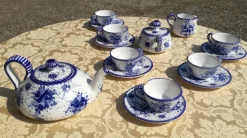 Pamono Castelli Artistic Ceramic Service, Set of 17> Coffee & Tea Service