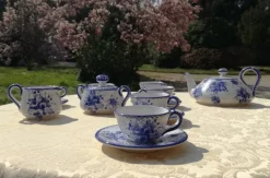 Pamono Castelli Artistic Ceramic Service, Set of 17> Coffee & Tea Service