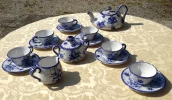 Pamono Castelli Artistic Ceramic Service, Set of 17><noscript><img width=