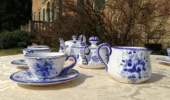 Pamono Castelli Artistic Ceramic Service, Set of 17><noscript><img width=
