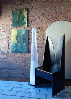 Pamono Castelvecchio Armchair by Ferdinando Meccani, 1987><noscript><img width=