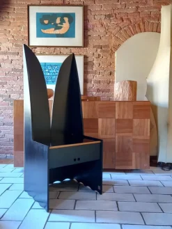 Pamono Castelvecchio Armchair by Ferdinando Meccani, 1987><noscript><img width=