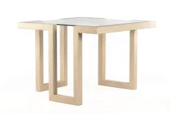 Discount Pamono Castile Dining Table in Roman Travertine and Marble by Joaquín Moll
