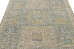 Discount Pamono Caucasian Kazak Style Rug with Geometric Patterns from R&K Principal Jahanshah Nazmiyal