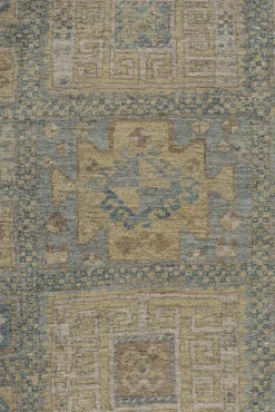 Discount Pamono Caucasian Kazak Style Rug with Geometric Patterns from R&K Principal Jahanshah Nazmiyal