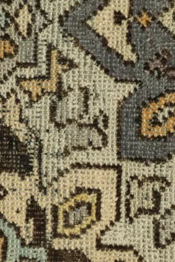 Outlet Pamono Caucasian Style Rug in Blue with Geometric Medallions from R&K Principal Jahanshah Nazmiyal