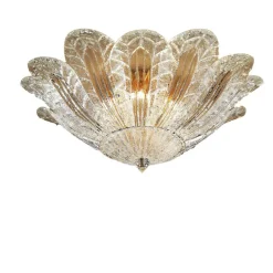 New Pamono Ceiling Lamp in Murano Glass by Bottega Veneziana