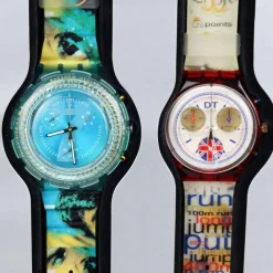 Pamono Centennial Olympic Games Collection Watches from Swatch, Switzerland, 1996, Set of 10><noscript><img width=