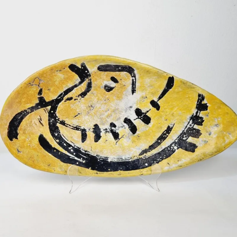 Online Pamono Ceramic Bowl with Bird Decor, 1960s