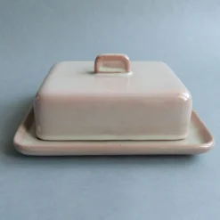Best Pamono Ceramic Butter Dish by Martha Katzer for Karlsruher Majolika, 1942
