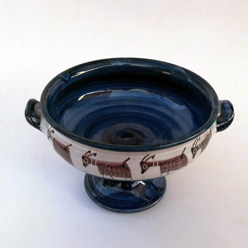 Clearance Pamono Ceramic Centerpiece by Vincenzo Pinto for Vincenzo Pinto Vietri, 1930s