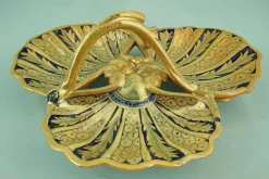 Clearance Pamono Ceramic Centerpiece with Sienese Gold Lustre from Luca Della Robbia, Gualdo Tadino, Italy, 1930s