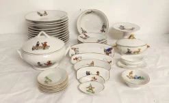 Online Pamono Ceramic Childrens Dishes, Spain, 1970s, Set of 36