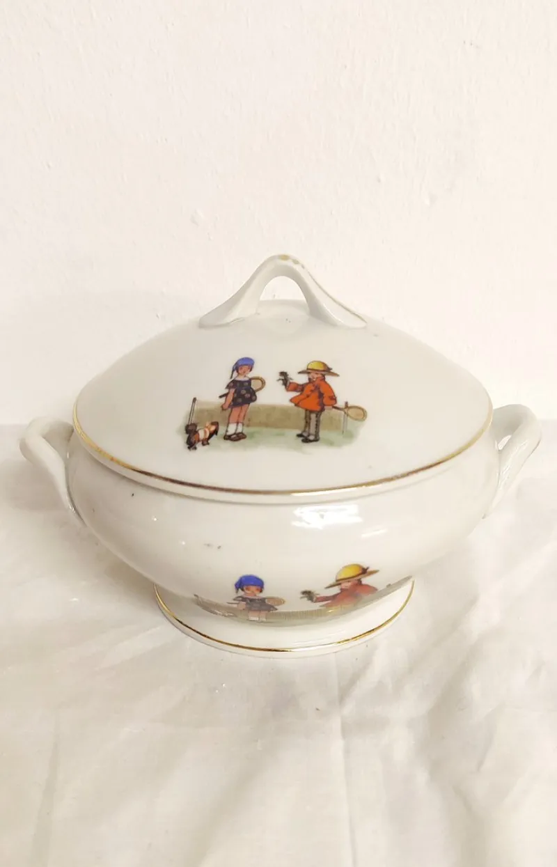 Online Pamono Ceramic Childrens Dishes, Spain, 1970s, Set of 36