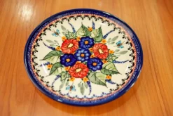 Pamono Ceramic Dessert Plate by Ceramika Boleslawiec, Set of 4> Decorative Plates