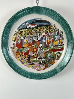 Pamono Ceramic Dish by De Simone, Italy, 1960s> Serving Dishes