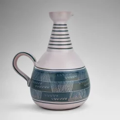 Pamono Ceramic Pitcher by Yvon Roy, 1960s><noscript><img width=