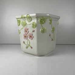 Pamono Ceramic Planter with Relief, Martan, Portugal, 1960s-1980s> Planters And Jardiniere