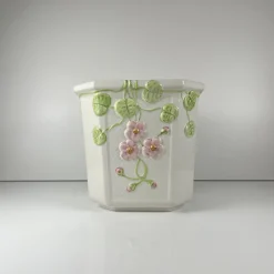 Pamono Ceramic Planter with Relief, Martan, Portugal, 1960s-1980s> Planters And Jardiniere