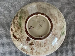 Clearance Pamono Ceramic Plate in the Style of Puigdemont