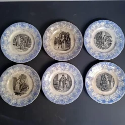 Outlet Pamono Ceramic Plates from Villeroy and Boch Wallerfangen, Set of 6