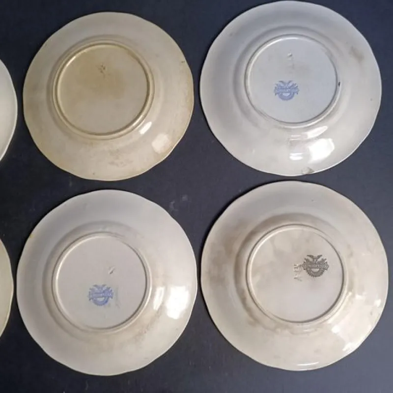 Outlet Pamono Ceramic Plates from Villeroy and Boch Wallerfangen, Set of 6