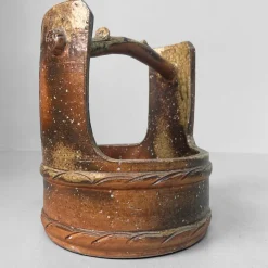 Discount Pamono Ceramic Shigaraki Well Ikebana Vase, 1950s