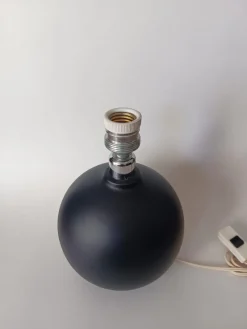 Hot Pamono Ceramic Table Lamp in Black, 1970s