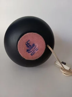 Hot Pamono Ceramic Table Lamp in Black, 1970s