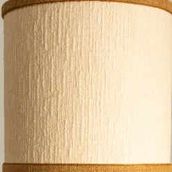 Discount Pamono Ceramic Table Lamp with Natural Lampshade by R. Houben, 1960