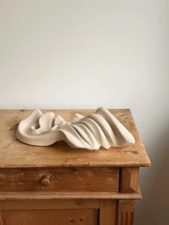 Pamono Ceramic Tides of Serenity Sculpture in Stoneware Clay by Aleksandra Krasnopolska><noscript><img width=