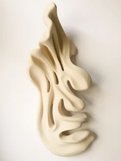 Pamono Ceramic Tides of Serenity Sculpture in Stoneware Clay by Aleksandra Krasnopolska><noscript><img width=