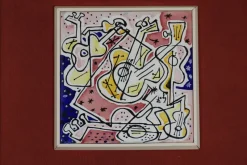 Best Pamono Ceramic Tiles by Salvador Dalì, Spain, 1954, Set of 2