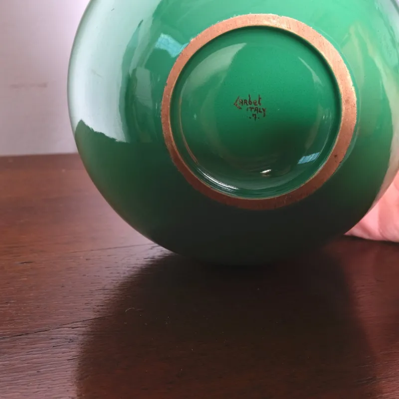 Pamono Ceramic Vase from Carbet, Italy, 1920s> Vases