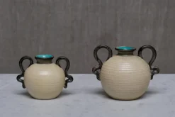 Sale Pamono Ceramic Vases by Eva Jancke Björk for Bo Fajans, Sweden, 1930s, Set of 2