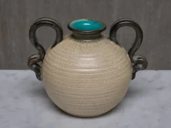 Sale Pamono Ceramic Vases by Eva Jancke Björk for Bo Fajans, Sweden, 1930s, Set of 2