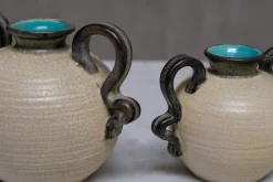 Sale Pamono Ceramic Vases by Eva Jancke Björk for Bo Fajans, Sweden, 1930s, Set of 2