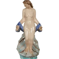 Pamono Ceramic Venus Sculpture by Edouard Cazaux, 1950s> Mid-Century