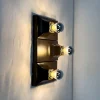 Pamono Ceramic Wall Lamps, 1960s, Set of 3> Wall Lights & Sconces