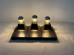 Pamono Ceramic Wall Lamps, 1960s, Set of 3><noscript><img width=