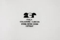 New Pamono Ceramics Cubicon Collection by Peter Chinni for Arte Ceramica Romana Pomezia, Italy, 1970s, Set of 8