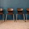 Pamono Chairs by Elmar Flötotto for Pagholz Flötotto, 1970s, Set of 4> Side Chairs & Dining Chairs