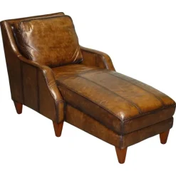 Best Pamono Chaise Lounge in Hand Dyed Leather