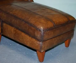 Best Pamono Chaise Lounge in Hand Dyed Leather