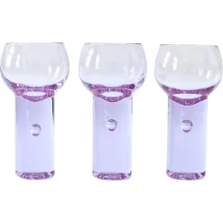 New Pamono Chameleon Aperitif Drinking Glasses attributed to Sergio Asti for Arnolfo Di Cambio, Italy, 1970, Set of 6