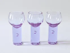 New Pamono Chameleon Aperitif Drinking Glasses attributed to Sergio Asti for Arnolfo Di Cambio, Italy, 1970, Set of 6