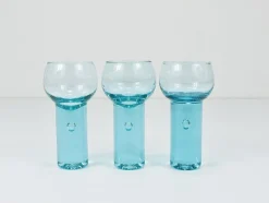 New Pamono Chameleon Aperitif Drinking Glasses attributed to Sergio Asti for Arnolfo Di Cambio, Italy, 1970, Set of 6