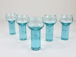 New Pamono Chameleon Aperitif Drinking Glasses attributed to Sergio Asti for Arnolfo Di Cambio, Italy, 1970, Set of 6