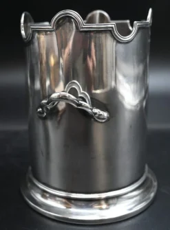 Pamono Champagne Bucket in Sterling Silver from James Dixon & Sons, 1890s> Ice Buckets & Wine Coolers